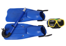 ÓCULOS C/ RESPIRO BARBATANAS SWIMMING SET