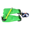 ÓCULOS C/ RESPIRO BARBATANAS SWIMMING SET