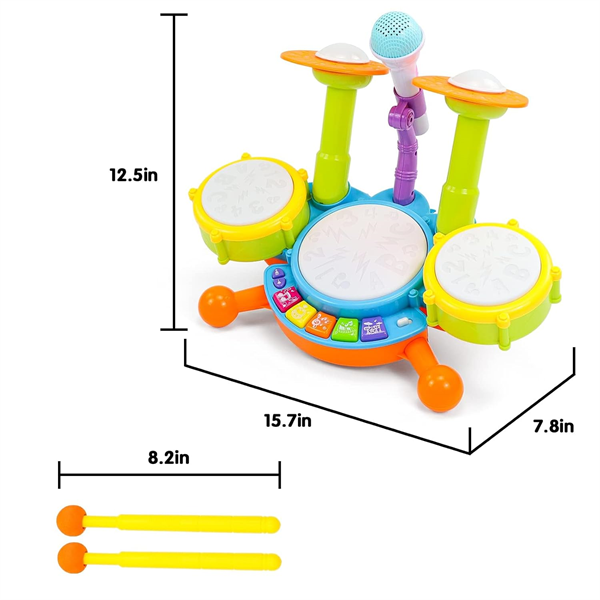 16497_3 DIDÁTICO BATERIA DRUMS DIDACTIC
